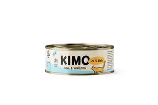 Kimo Tuna&Whitefish влажный корм для кошек, 70 г x 24 цена и информация | Кошачьи консервы | kaup24.ee