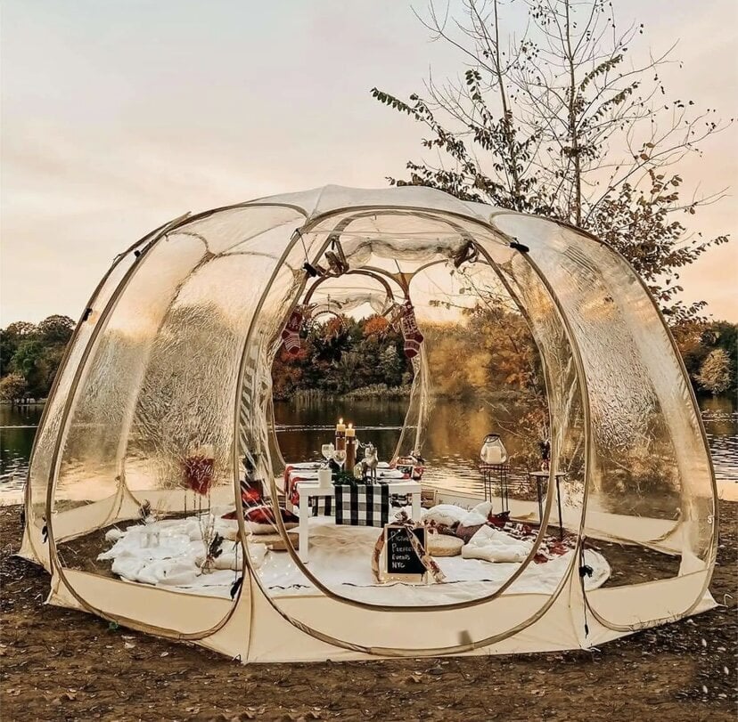 DreamTent ​​läbipaistev telk, 360x360 цена и информация | Telgid | kaup24.ee