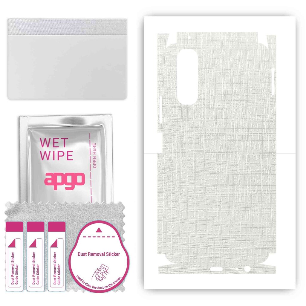 Apgo White Fabric Wrap hind ja info | Ekraani kaitsekiled | kaup24.ee