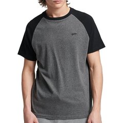 Vintage baseball tee superdry for men's grey m1011296a6gp M1011296A6GP цена и информация | Мужские футболки | kaup24.ee