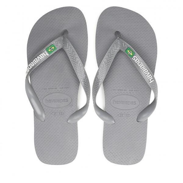 Brasil logo steel havaianas naistele grey 41108505002 41108505002 hind ja info | Naiste plätud ja sussid | kaup24.ee