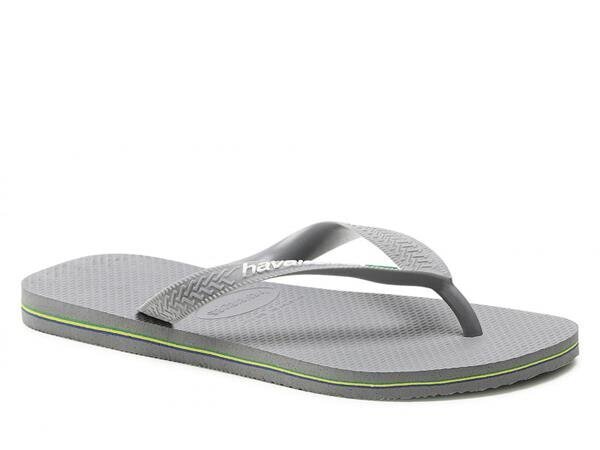 Brasil logo steel havaianas naistele grey 41108505002 41108505002 hind ja info | Naiste plätud ja sussid | kaup24.ee