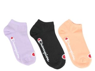 3pk sneaker socks champion legacy for women's black u24560ps133 U24560PS133 цена и информация | Женские носки | kaup24.ee