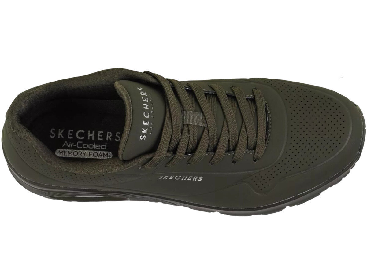 Uno stand on air skechers meestele green 52458dkgr 52458DKGR hind ja info | Spordi- ja vabaajajalatsid meestele | kaup24.ee