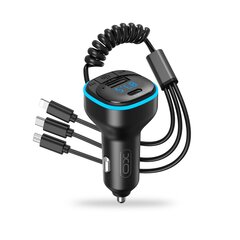 XO transmiter FM BCC07 Bluetooth MP3 car charger 3,1A black hind ja info | FM modulaatorid, FM trasmitterid | kaup24.ee