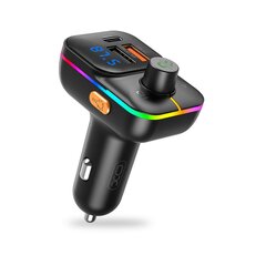 XO transmiter FM BCC09 Bluetooth MP3 car charger 25W black hind ja info | FM modulaatorid, FM trasmitterid | kaup24.ee