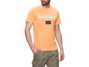 S-ayas napapijri for men's orange np0a4gdqa57 NP0A4GDQA57 цена и информация | Мужские футболки | kaup24.ee