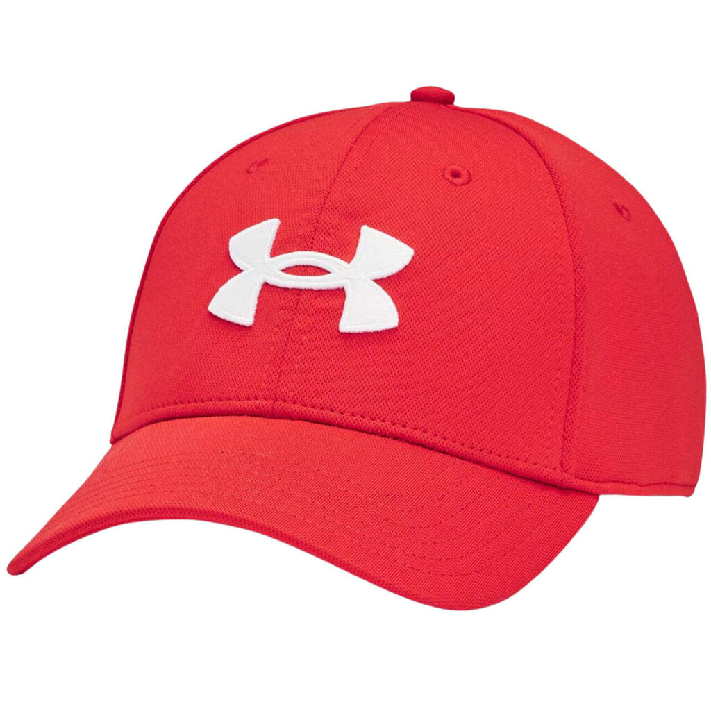 Czapka z daszkiem męska Under Armour Blitzing czerwona 1376700 600 цена и информация | Meeste sallid, mütsid ja kindad | kaup24.ee