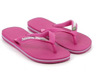 Brasil logo rose havaianas naistele pink 41108504622 41108504622 hind ja info | Naiste plätud ja sussid | kaup24.ee