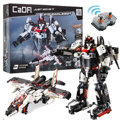 Bricks Cada 2in1 F15 Falcon Eaglebot RC, 917tk, C51030W hind ja info | Klotsid ja konstruktorid | kaup24.ee