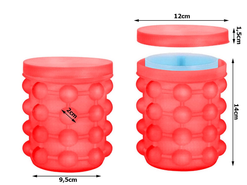 Silikoonist jääkuubiku ämber hind ja info | Köögitarbed | kaup24.ee