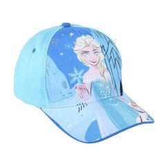 Детская кепка Frozen, синяя цена и информация | Шапки, перчатки, шарфы для девочек | kaup24.ee