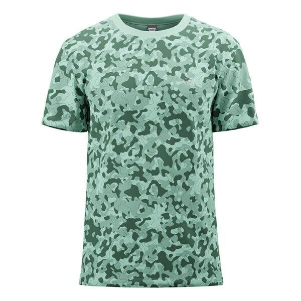 Logo s v camo 6 pastel mint monotox meestele green mx22046 MX22046 hind ja info | Meeste T-särgid | kaup24.ee