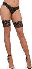 Seksikad sukad Dreamgirl Cuban Heel Top Thigh High hind ja info | Naiste sekspesu | kaup24.ee