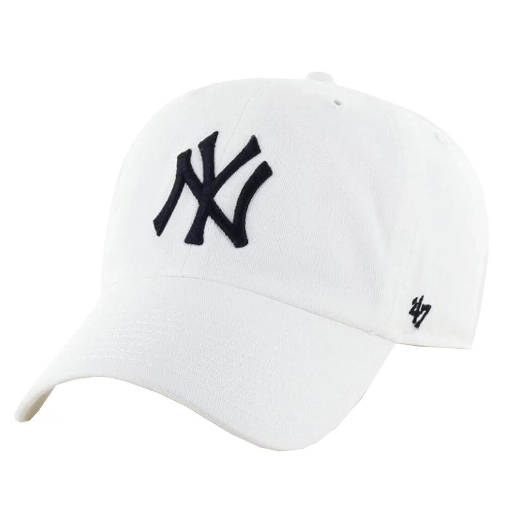 czapka z daszkiem męska 47 Brand New York Yankees MLB Clean Up Cap B-RGW17GWS-WHA hind ja info | Naiste mütsid ja peapaelad | kaup24.ee