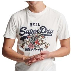 Vintage vl narrative tee superdry for men's beige m1011712a M1011712A цена и информация | Мужские футболки | kaup24.ee