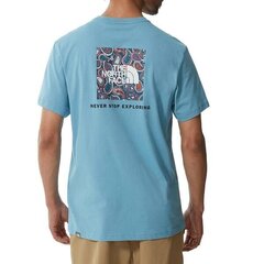 M s/s redbox tee the north face for men's blue nf0a2tx23a3 NF0A2TX23A3 цена и информация | Мужские футболки | kaup24.ee