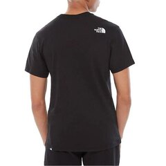 M s-s fine tee the north face meestele black nf00ceq5jk3 NF00CEQ5JK3 hind ja info | Meeste T-särgid | kaup24.ee