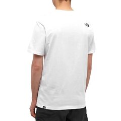 M s-s fine tee the north face for men's white nf00ceq5la9 NF00CEQ5LA9 цена и информация | Мужские футболки | kaup24.ee