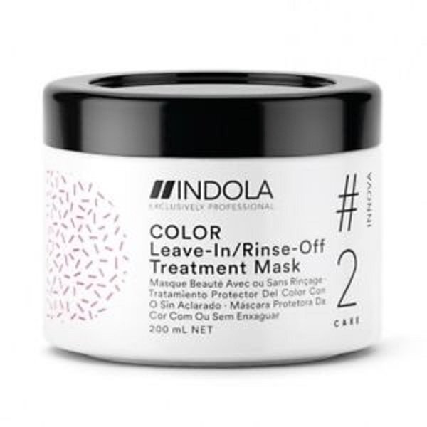 Mask kahjustatud värvitud juuste jaoks siidi proteiiniga Indola Innova Color Treatment 2 Care 200 ml hind ja info | Maskid, õlid, seerumid | kaup24.ee