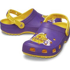 Crocs™ NBA Los Angeles Lakers Classic Clog 263024 цена и информация | Шлепанцы, тапочки для женщин | kaup24.ee