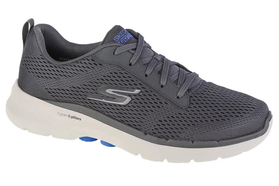 buty sneakers męskie Skechers Go Walk 6 Avalo 216209-CHAR 28107-49 цена и информация | Spordi- ja vabaajajalatsid meestele | kaup24.ee