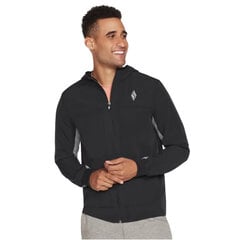 bluza męska Skechers Skechweave Premium Hooded Jacket M1JA123-BLK 31163-233 цена и информация | Мужские футболки | kaup24.ee