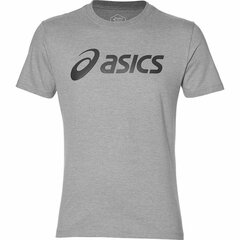 Футболка с коротким рукавом мужская Asics Big Logo Серый цена и информация | Мужская спортивная одежда | kaup24.ee