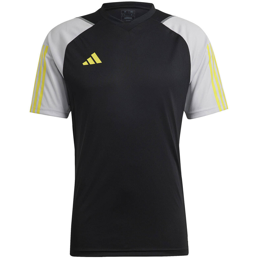 Koszulka męska adidas Tiro 23 Competition Jersey czarno-szara HU1295 58771-283 hind ja info | Meeste spordiriided | kaup24.ee