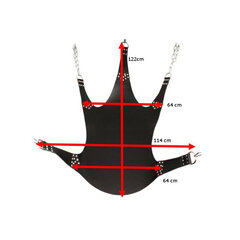Mr. Sling 5 punktiga nahast rihm цена и информация | БДСМ и фетиш | kaup24.ee