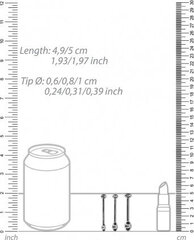 Shots Metallist peenise pistikute komplekt цена и информация | БДСМ и фетиш | kaup24.ee