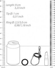 <ul>
	<li>Цвет: чёрный</li>
	<li>Изготовлен из металла</li>
	<li>Глубина: 22 см</li>
	<li>Ширина: 9 см.</li>
	<li>Высота: 23 см</li>
	<li>Диаметр абажура: 9 см.</li>
	<li>Высота абажура: 16 см</li>
	<li>Цоколь: E27</li>
	<li>Мощность лампочки: максимум 100 Вт</li>
	<li>Количество лампочек: 1</li>
</ul>

<p><img alt="" height="112" src="https://lt3.pigugroup.eu/uploaded/Opviq%20-%20Logo(2).jpg" width="292" /></p>
 цена и информация | БДСМ и фетиш | kaup24.ee