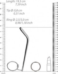 Shots Roostevabast terasest laiendaja Glansi rõngaga – 0,3" / 8 mm hind ja info | BDSM ja fetish | kaup24.ee