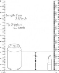 Shots Ribidega peenisekork – 0,2" / 6 mm цена и информация | БДСМ и фетиш | kaup24.ee