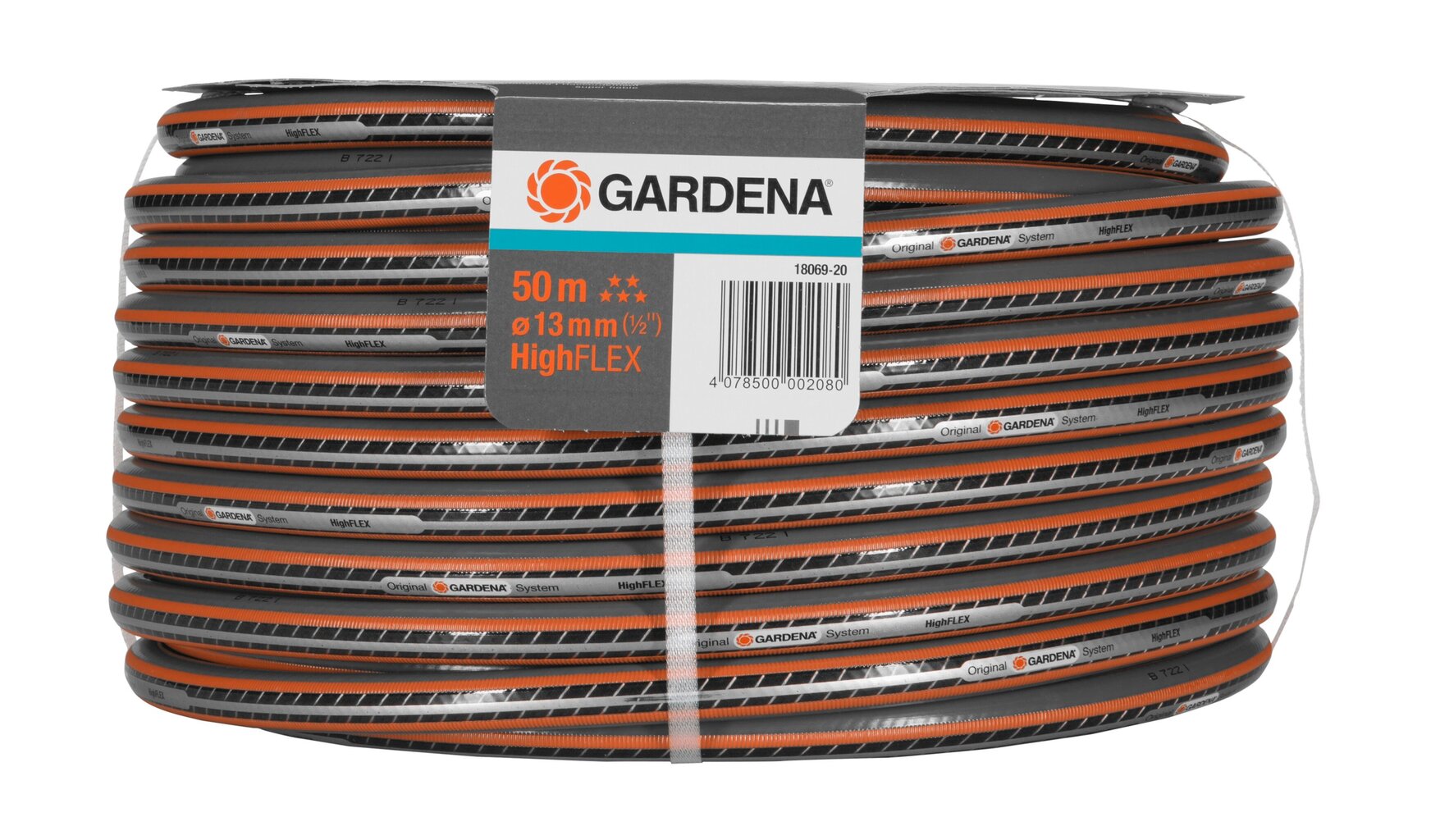 Voolik Gardena High flex, 50 m, 13 mm, hall hind ja info | Kastekannud, voolikud, niisutus | kaup24.ee