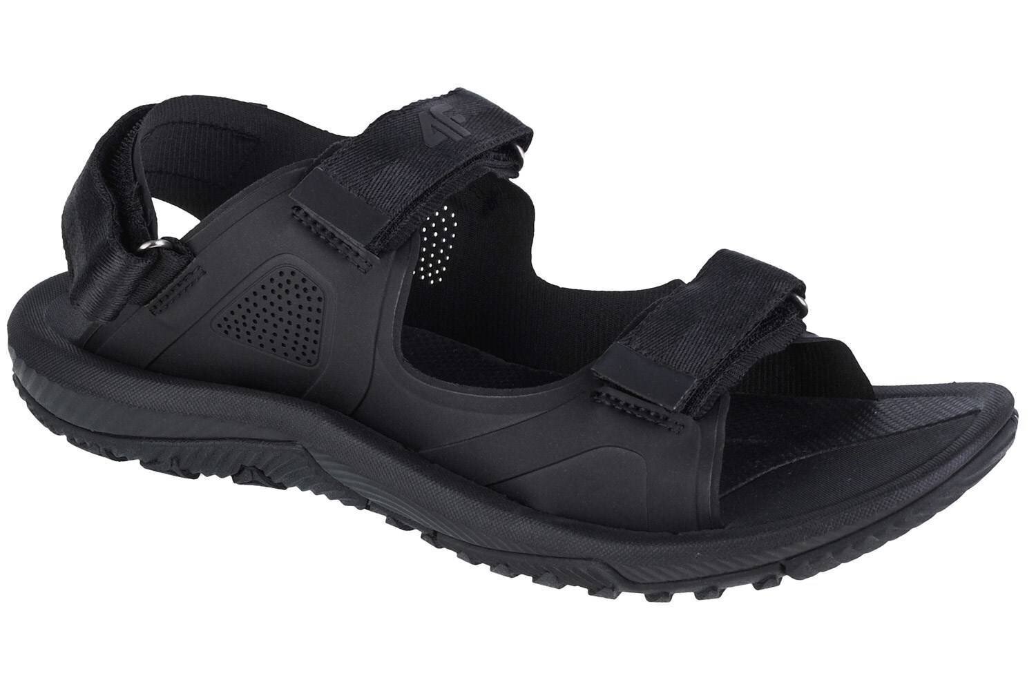 Sandaalid meestele 4F Sandals 4FSS23FSANM019-20S 60537-R, must цена и информация | Meeste plätud, sussid | kaup24.ee