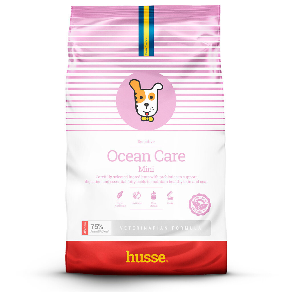 Husse Sensitive Ocean Care Mini gluteenivaba ühe loomse valgu allikaga, 2 kg hind ja info | Kuivtoit koertele | kaup24.ee