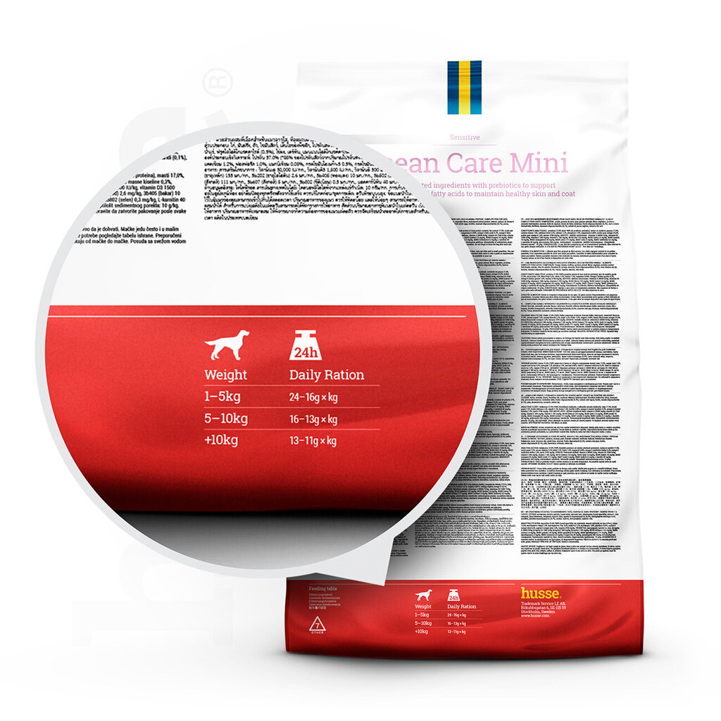 Husse Sensitive Ocean Care Mini gluteenivaba ühe loomse valgu allikaga, 2 kg hind ja info | Kuivtoit koertele | kaup24.ee