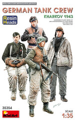 Liimitav mudel MiniArt 35354 German Tank Crew.Kharkov 1943 Resin Heads 1/35 цена и информация | Склеиваемые модели | kaup24.ee