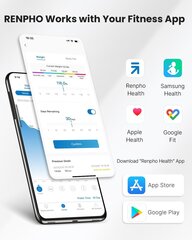 RENPHO Весы для измерения уровня жира в организме цена и информация | Весы (бытовые) | kaup24.ee