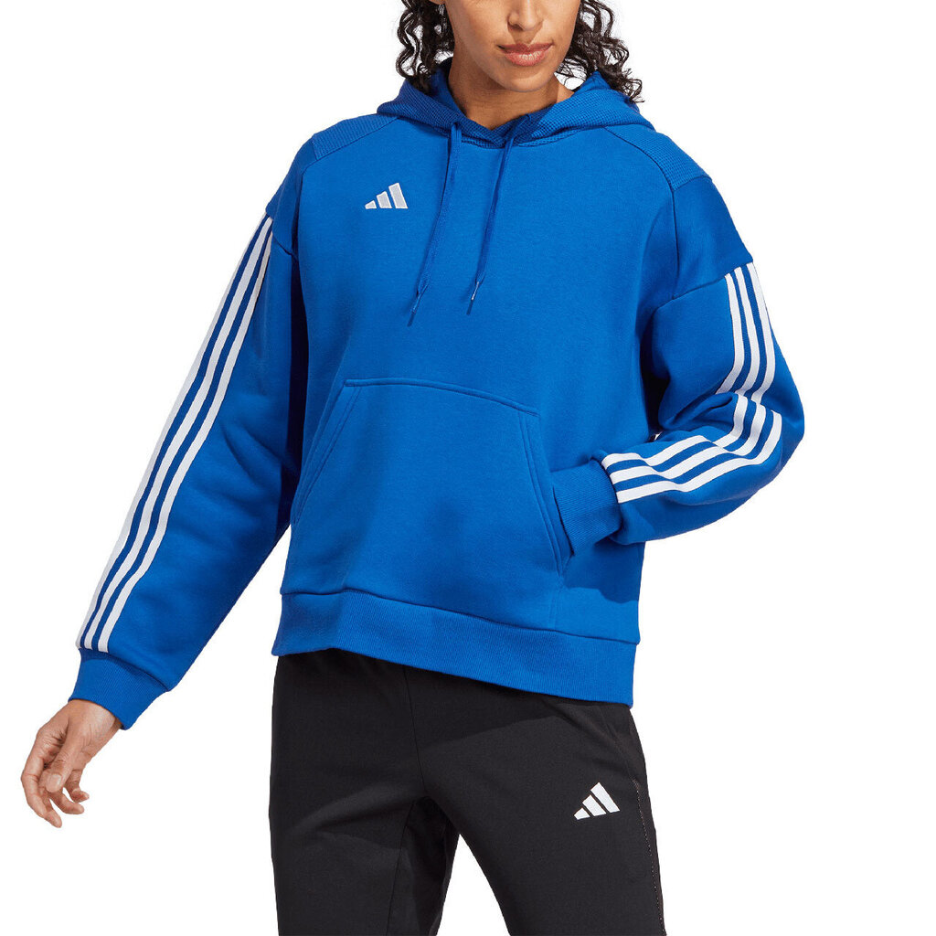 Bluza damska adidas Tiro 23 Competition Cotton Hoodie niebieska IC4617 60438-283 цена и информация | Naiste spordiriided | kaup24.ee