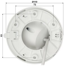 IP-КАМЕРА IPC-HDW1239V-A-IL Smart Dual Light - 1080p 2.8 mm DAHUA цена и информация | Камеры видеонаблюдения | kaup24.ee