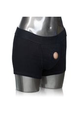 Rihmaga aluspüksid CalExotic Boxer Brief Harness, XS/S, must hind ja info | BDSM ja fetish | kaup24.ee