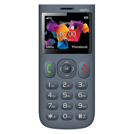 GSM Maxcom MM 751 3G Black hind ja info | Telefonid | kaup24.ee