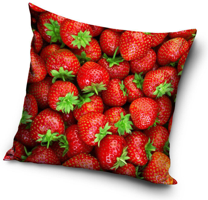 Padjakate Strawberry 40x40 cm hind ja info | Dekoratiivpadjad ja padjakatted | kaup24.ee