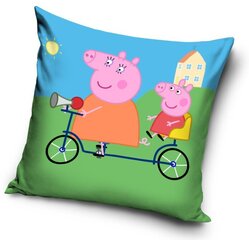 Детская наволочка для декоративной подушечки Peppa Pig 40x40 см цена и информация | Декоративные подушки и наволочки | kaup24.ee