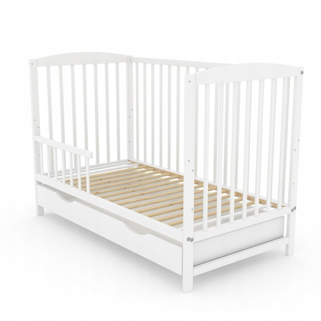 Beebivoodi Ela Baby, valge 60 x 120 cm hind ja info | Beebivoodid | kaup24.ee