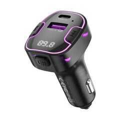 XO transmiter FM BCC12 Bluetooth MP3 car charger 3,1A black цена и информация | Дополнительные принадлежности | kaup24.ee