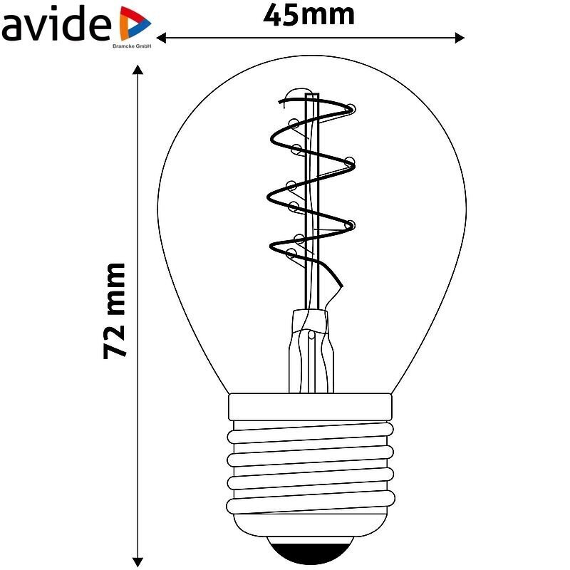 Avide LED pirn 3W E27 Soft Filament цена и информация | Lambipirnid, lambid | kaup24.ee