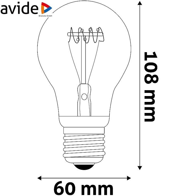 Avide LED pirn 4,5W E27 Soft Filament hind ja info | Lambipirnid, lambid | kaup24.ee